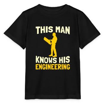 Ingenieur Meister Techniker Diplom - Stanley/Stella Kinder T-Shirt MINI CREATOR  - Schwarz - Vorne - Mikhail (115cm)