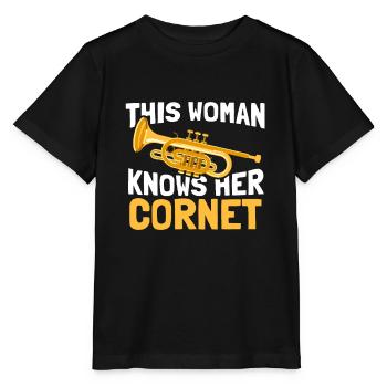Spielmannszug Fanfarenzug Clarinette Musique de cuivres - T-shirt bio MINI CREATOR Stanley/Stella Enfant - noir - Devant - Mikhail (115cm)