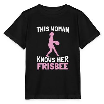 Frisbee - T-shirt bio MINI CREATOR Stanley/Stella Enfant - noir - Devant - Mikhail (115cm)