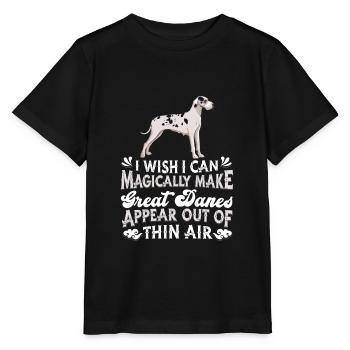 Great Dane Dog - Stanley/Stella MINI CREATOR Kids’ T-Shirt - black - Front - Mikhail (115cm)