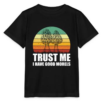 Cueilleur de morilles - T-shirt bio MINI CREATOR Stanley/Stella Enfant - noir - Devant - Mikhail (115cm)