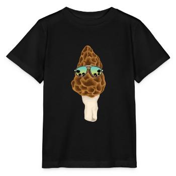 Lunettes de soleil Morel - T-shirt bio MINI CREATOR Stanley/Stella Enfant - noir - Devant - Mikhail (115cm)