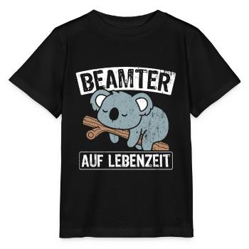 Beamter auf Lebenszeit - Beamter Amt Beamtin Gesch - Stanley/Stella Kinder T-Shirt MINI CREATOR  - Schwarz - Vorne - Mikhail (115cm)