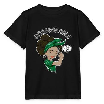 Arab Girl Unbreakable I Arab Heritage I Saudi - Stanley/Stella Kinder T-Shirt MINI CREATOR  - Schwarz - Vorne - Mikhail (115cm)