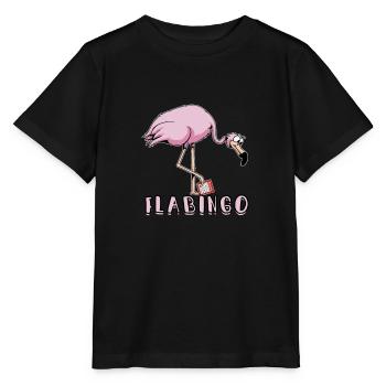 Flabingo Lucky Player Bingo Player - Bingo Hall - Stanley/Stella MINI CREATOR Kids’ T-Shirt - black - Front - Mikhail (115cm)