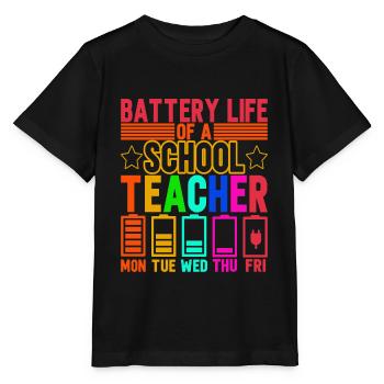Teacher Teacher - Stanley/Stella MINI CREATOR Kids’ T-Shirt - black - Front - Mikhail (115cm)