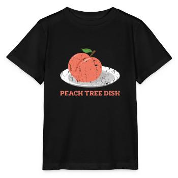 Peach Tree Dish Sarcastic Humor Petri Dish - - Stanley/Stella MINI CREATOR Kids’ T-Shirt - black - Front - Mikhail (115cm)