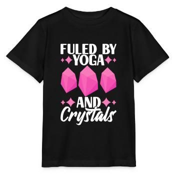 Yoga Yogi Entspannen - Stanley/Stella Kinder T-Shirt MINI CREATOR  - Schwarz - Vorne - Mikhail (115cm)