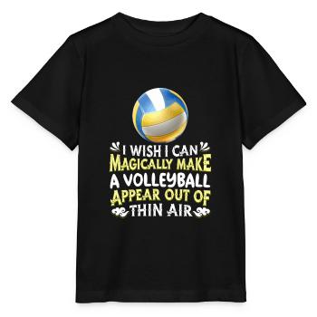 Volleyball Beach Volleyball - Stanley/Stella MINI CREATOR Kids’ T-Shirt - black - Front - Mikhail (115cm)