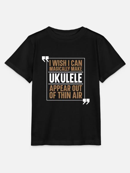 Ukulele - Stanley/Stella Kinder T-Shirt MINI CREATOR - Schwarz