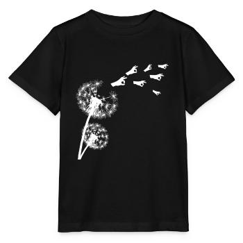 Regardé dans Pissenlit Regardé dans - T-shirt bio MINI CREATOR Stanley/Stella Enfant - noir - Devant - Mikhail (115cm)