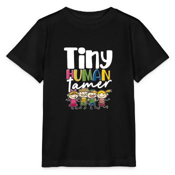 Human Tamer Circus - Garde d’enfants enfants - T-shirt bio MINI CREATOR Stanley/Stella Enfant - noir - Devant - Mikhail (115cm)