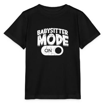 Babysitter-Modus auf Teenager-Mädchen - Nannie - Stanley/Stella Kinder T-Shirt MINI CREATOR  - Schwarz - Vorne - Mikhail (115cm)