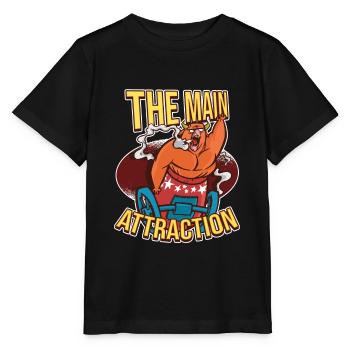 The Main Attraction Ringmaster Carnival Circus - Stanley/Stella MINI CREATOR Kids’ T-Shirt - black - Front - Mikhail (115cm)