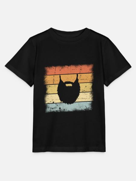 Bart Retro Design - Stanley/Stella Kinder T-Shirt MINI CREATOR  - Schwarz