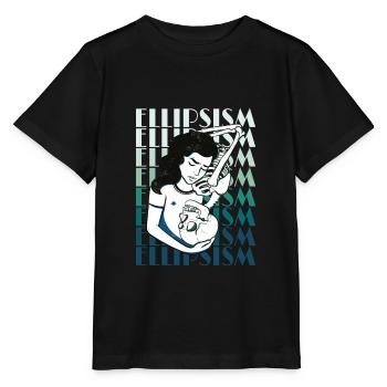 Ellipsismus Frau Pfanne Ellipsismus Frau Pfanne Ge - Stanley/Stella Kinder T-Shirt MINI CREATOR  - Schwarz - Vorne - Mikhail (115cm)