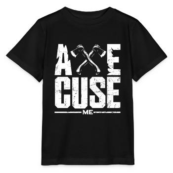 Hache Hache Lancer Hache Hache Lancer Hache Ax Lanceur Hache Cuse - T-shirt bio MINI CREATOR Stanley/Stella Enfant - noir - Devant - Mikhail (115cm)