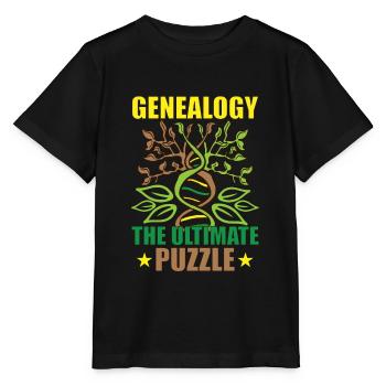 Family Tree Family Historian Genealogy Genealogy - Stanley/Stella MINI CREATOR Kids’ T-Shirt - black - Front - Mikhail (115cm)