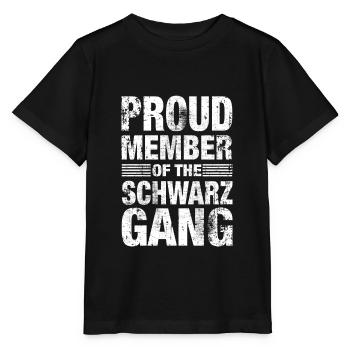 Schwarz Stolz Team Family Gift - Stanley/Stella MINI CREATOR Kids’ T-Shirt - black - Front - Mikhail (115cm)
