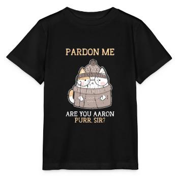 Verzeihen Sie mir, aaron schnurren. Sir - Tiger Streifen - Stanley/Stella Kinder T-Shirt MINI CREATOR  - Schwarz - Vorne - Mikhail (115cm)