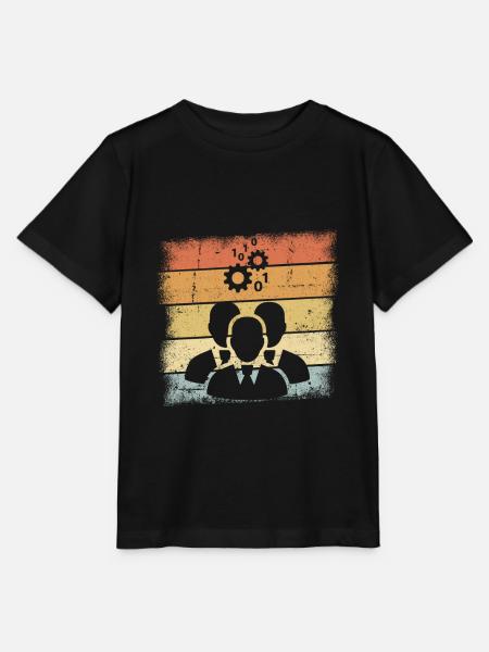IT Manager - Stanley/Stella Kinder T-Shirt MINI CREATOR  - Schwarz