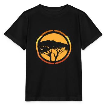 Africa Lovers Tradition Travel Safari - Stanley/Stella MINI CREATOR Kids’ T-Shirt - black - Front - Mikhail (115cm)
