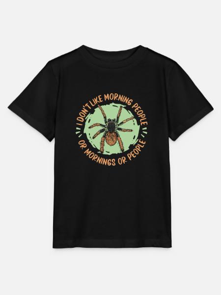 Spinne Haustier - Stanley/Stella Kinder T-Shirt MINI CREATOR  - Schwarz