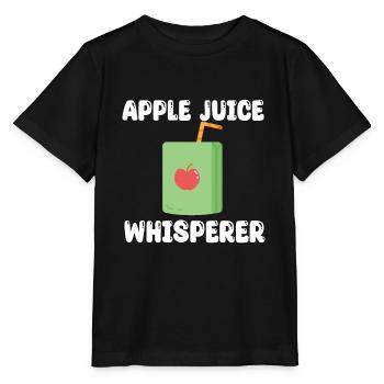 Chuchoteur de jus de pomme - T-shirt bio MINI CREATOR Stanley/Stella Enfant - noir - Devant - Mikhail (115cm)