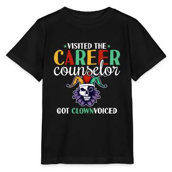 Career Counselor Clown Voice - Stanley/Stella MINI CREATOR Kids’ T-Shirt - black - Front - Mikhail (115cm)