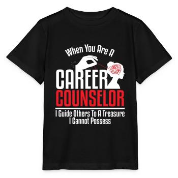 Career Counselor Guide To Treasure - Stanley/Stella MINI CREATOR Kids’ T-Shirt - black - Front - Mikhail (115cm)