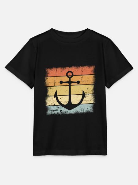 Anker Vintage - Stanley/Stella Kinder T-Shirt MINI CREATOR  - Schwarz