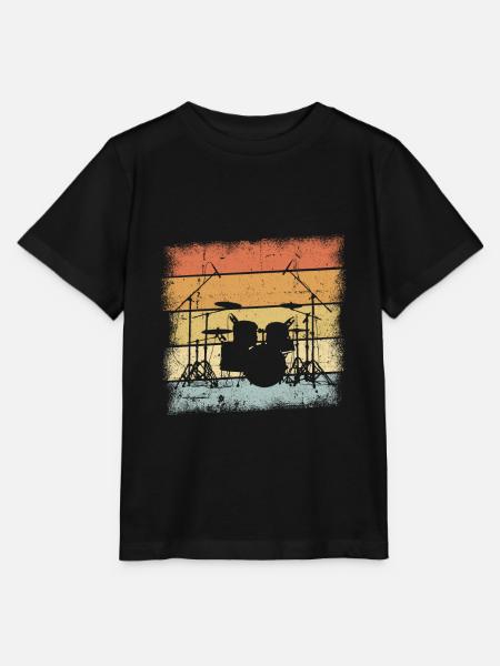 Drummer - Stanley/Stella Kinder T-Shirt MINI CREATOR - Schwarz