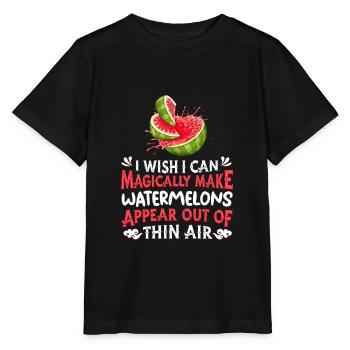 Watermelon - Stanley/Stella MINI CREATOR Kids’ T-Shirt - black - Front - Mikhail (115cm)