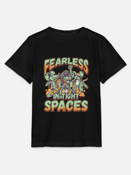 Fearless in Tight Spaces - Stanley/Stella Kinder T-Shirt MINI CREATOR - Schwarz