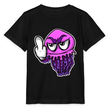 Méduse méduse du majeur Méduse - T-shirt bio MINI CREATOR Stanley/Stella Enfant - noir - Devant - Mikhail (115cm)