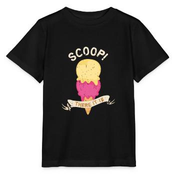 Scoop da ist es - Bunte Delicious Sweet - Stanley/Stella Kinder T-Shirt MINI CREATOR  - Schwarz - Vorne - Mikhail (115cm)