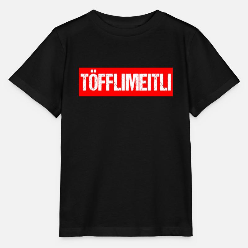 Töfflimeitl - Stanley/Stella Kinder T-Shirt MINI CREATOR - Schwarz