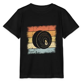 Instrument de cymbale - T-shirt bio MINI CREATOR Stanley/Stella Enfant - noir - Devant - Mikhail (115cm)