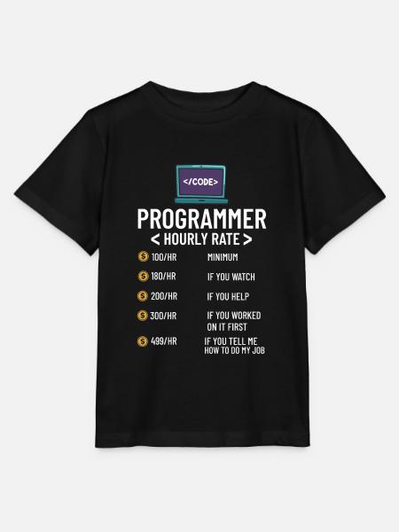Programmierer Programmieren Computerentwickler Pc - Stanley/Stella Kinder T-Shirt MINI CREATOR - Schwarz