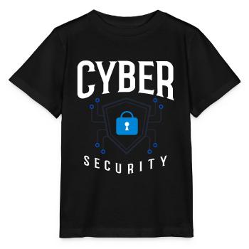 Cyber Security Information Computer Sicherheit - Stanley/Stella Kinder T-Shirt MINI CREATOR  - Schwarz - Vorne - Mikhail (115cm)