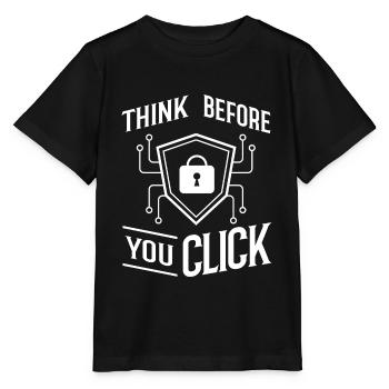 Cyber Security Information Computer Sicherheit - Stanley/Stella Kinder T-Shirt MINI CREATOR  - Schwarz - Vorne - Mikhail (115cm)
