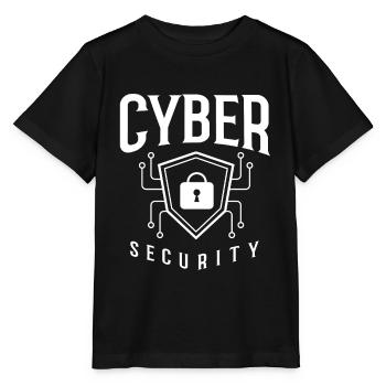 Cyber Security Information Computer Sicherheit - Stanley/Stella Kinder T-Shirt MINI CREATOR  - Schwarz - Vorne - Mikhail (115cm)