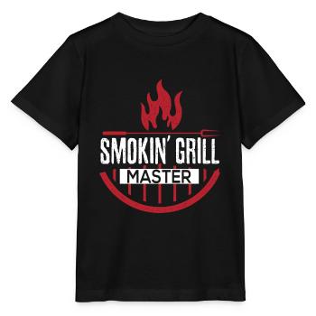 Smokin Grilling Master BBQ Tools - Stanley/Stella MINI CREATOR Kids’ T-Shirt - black - Front - Mikhail (115cm)