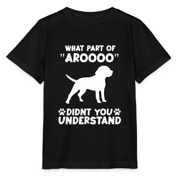 Beagle Fan Dog Motif Drôle Beagle Gassi - T-shirt bio MINI CREATOR Stanley/Stella Enfant - noir - Devant - Mikhail (115cm)
