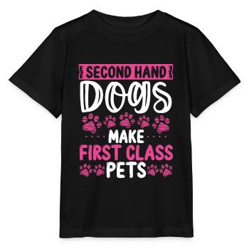 Dog Rescuer Funny Shelter Dogs Second Hand Dogs - Stanley/Stella Kinder T-Shirt MINI CREATOR  - Schwarz - Vorne - Mikhail (115cm)