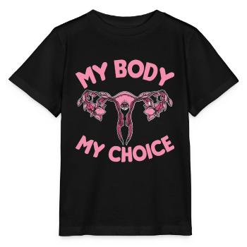 Frauen Abtreibung Feminismus Gleichberechtigung - Stanley/Stella Kinder T-Shirt MINI CREATOR  - Schwarz - Vorne - Mikhail (115cm)