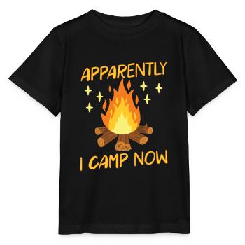 Scout Camping Outdoor Campfire Hiking Backpacking - Stanley/Stella Kinder T-Shirt MINI CREATOR  - Schwarz - Vorne - Mikhail (115cm)