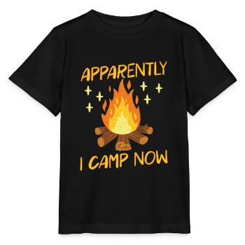 Scout Camping Outdoor Campfire Hiking Backpacking - Stanley/Stella Kinder T-Shirt MINI CREATOR  - Schwarz - Vorne - Mikhail (115cm)