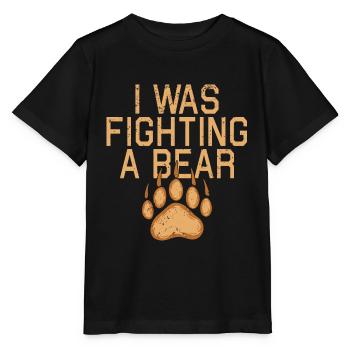 Bears Brown Bear Polar Bear Bear - Stanley/Stella MINI CREATOR Kids’ T-Shirt - black - Front - Mikhail (115cm)