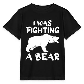 Bears Brown Bear Polar Bear Bear - Stanley/Stella MINI CREATOR Kids’ T-Shirt - black - Front - Mikhail (115cm)